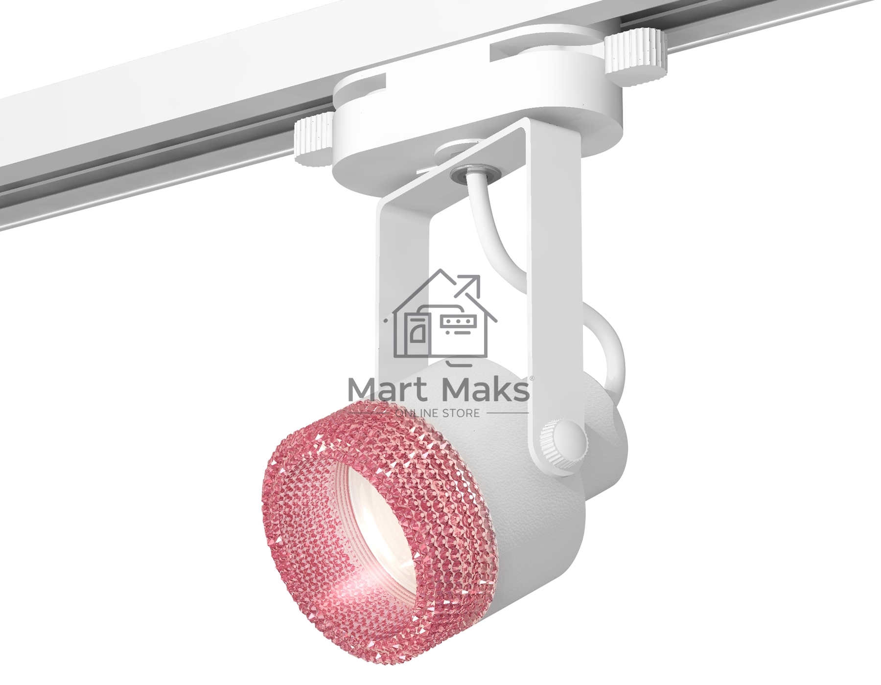 Светильник Ambrella light XT6601062 WH/PI белый/розовый MR16 GU10 (C6601, N6152)