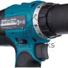 Дрель-шуруповерт Makita DDF453SYE, 18 В, 1,5 Ач, 42 Нм, щеточный