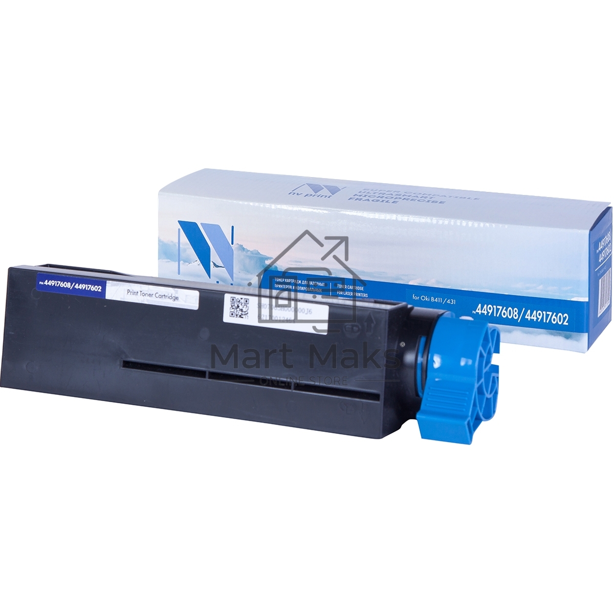 Картридж NVPrint совместимый Oki 44917608/44917602 для B411/431 (12000k)
