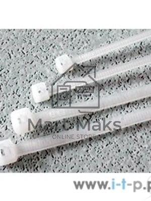 Стяжка нейлоновая неоткрывающаяся Hyperline GT-200IC, безгалогенная (halogen free), 200x3.6мм, (100 шт)