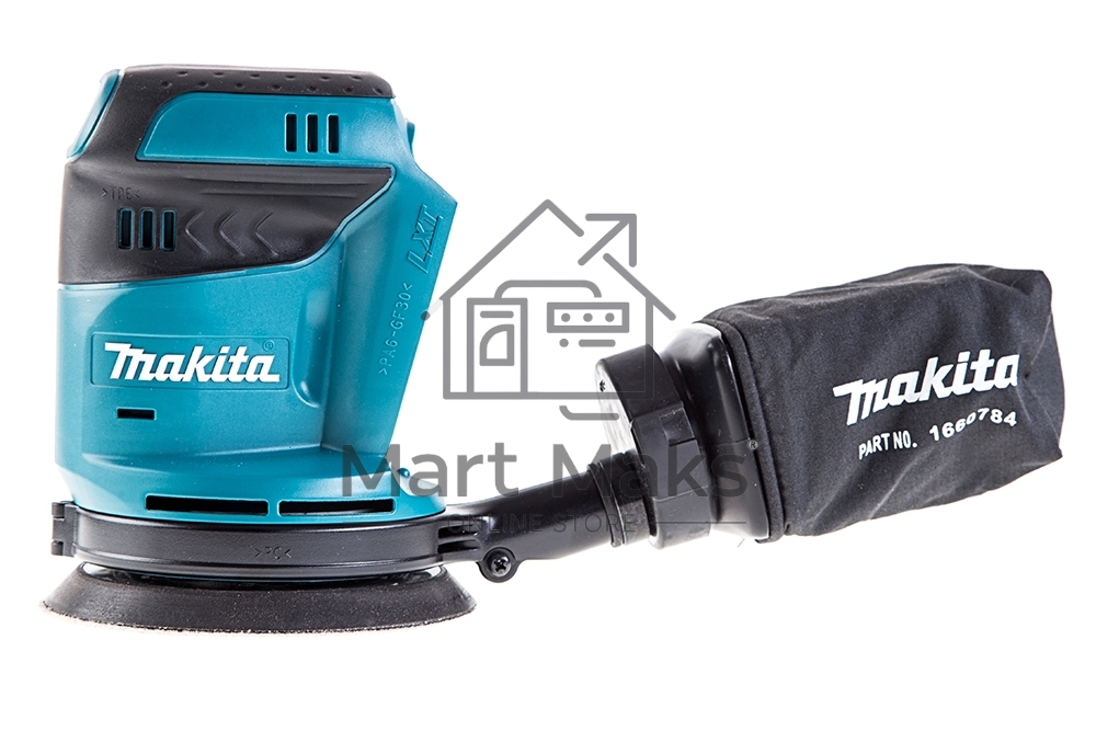 Машинка эксцентриковая MAKITA DBO180Z 18В LiIon ф125мм 7000/9500/11000об/мин ампл.2.8мм 1.7кг