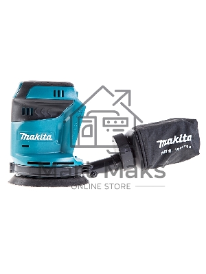 Машинка эксцентриковая MAKITA DBO180Z 18В LiIon ф125мм 7000/9500/11000об/мин ампл.2.8мм 1.7кг