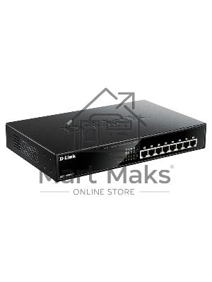 Коммутатор D-Link DGS-1008MP/A2A/B1A, Layer 2 unmanaged Gigabit Switch with PoE and Green Ethernet power save technology
