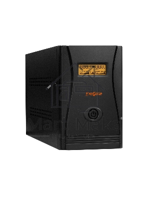 Источник бесперебойного питания ExeGate SpecialPro Smart LLB-1200.LCD.AVR.4SH.USB 1200VA/750W, LCD, AVR, 4*Schuko, USB, черный