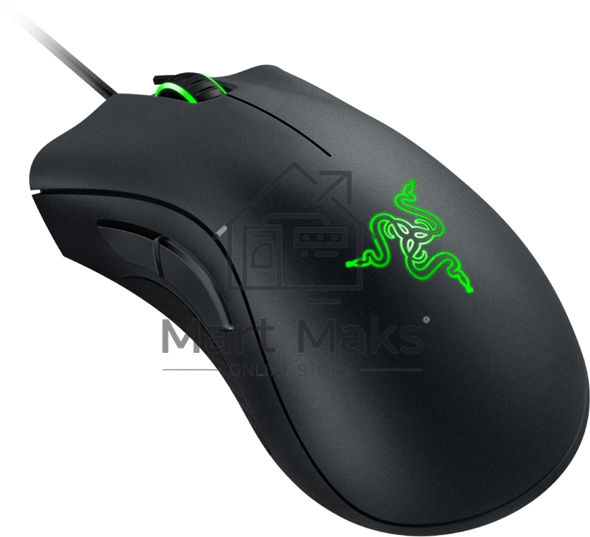 Мышь проводная Razer DeathAdder Essential черный, 6400 dpi, USB, кнопки - 5