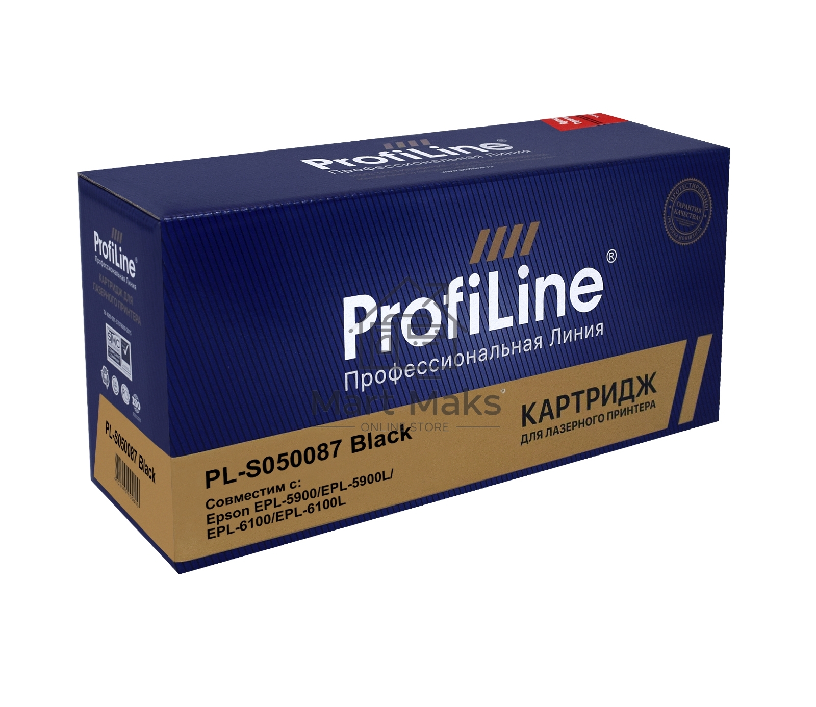 Картридж струйный ProfiLine PL-S050087 для принтеров Epson EProfiLine PL-5900/EProfiLine PL-5900L/EProfiLine PL-6100/EProfiLine PL-6100L Black 6000 копий