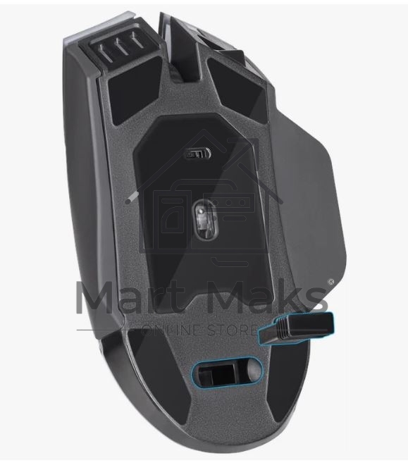 Мышь беспроводная Defender Oneshot GM-067 черный, 3200 dpi, радиоканал, USB, кнопки - 7