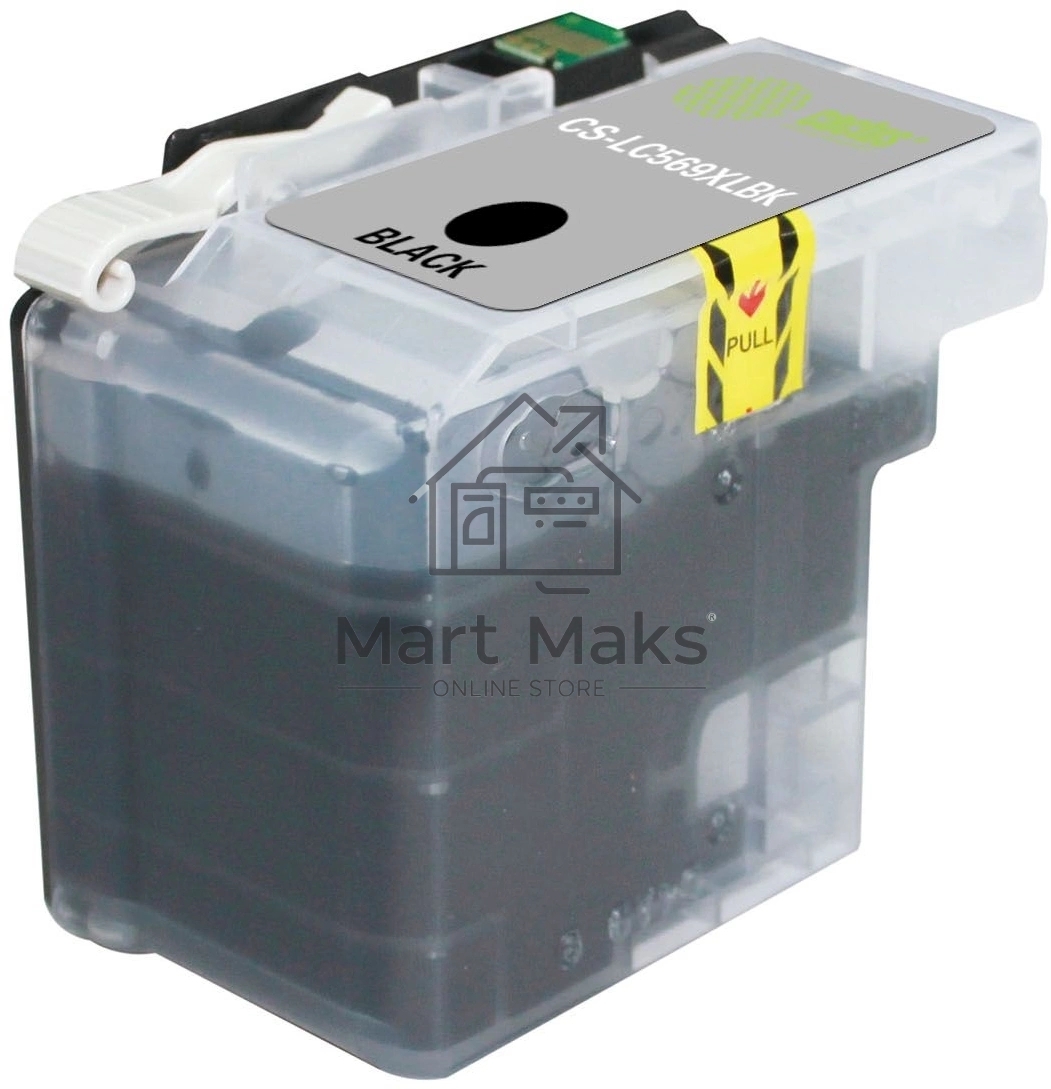 Картридж струйный Cactus CS-LC569XLBK (569XL) черный (58 мл) для Brother MFC-J3520/J3720InkBenefit