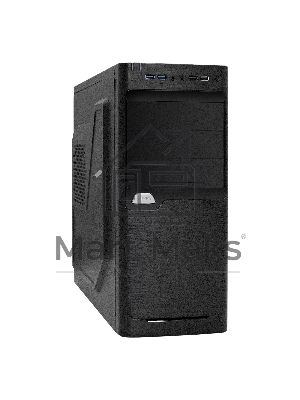 Компьютерный корпус Miditower ExeGate XP-330U-UNS350 (ATX, БП UNS350 с вент. 12см, 2*USB/2*USB 3.0, аудио, черный)