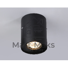 Светильник Ambrella light TN213137 BK черный GU10 max 12W D80*100