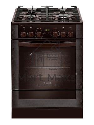 Плита комбинированная Gefest ПГЭ 6502-03 0045 коричневый, конфорок 4 газовых, духовка 55 л, 60 см x 85 см x 60 см