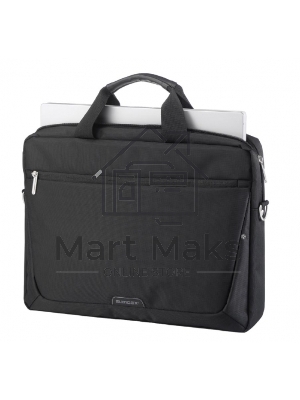 Сумка для ноутбука Сумка SUMDEX PON-117 (BK) нейлон, черная до 17