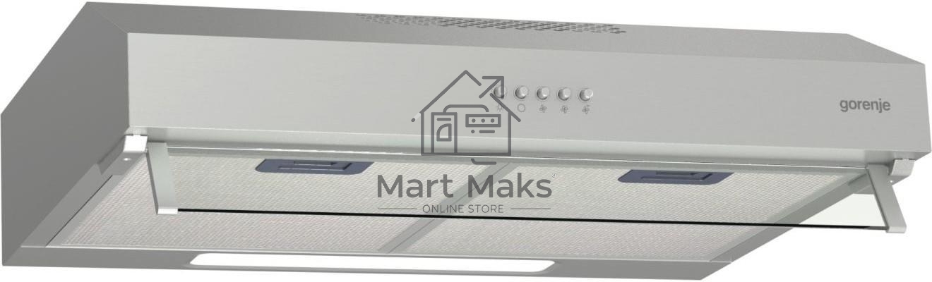 Вытяжка встраиваемая Gorenje WHU529EX/M нержавеющая сталь управление: кнопочное (1 мотор)