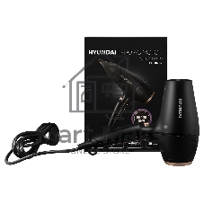 Фен Hyundai H-HD0767 черный, 2000 Вт, ионизация