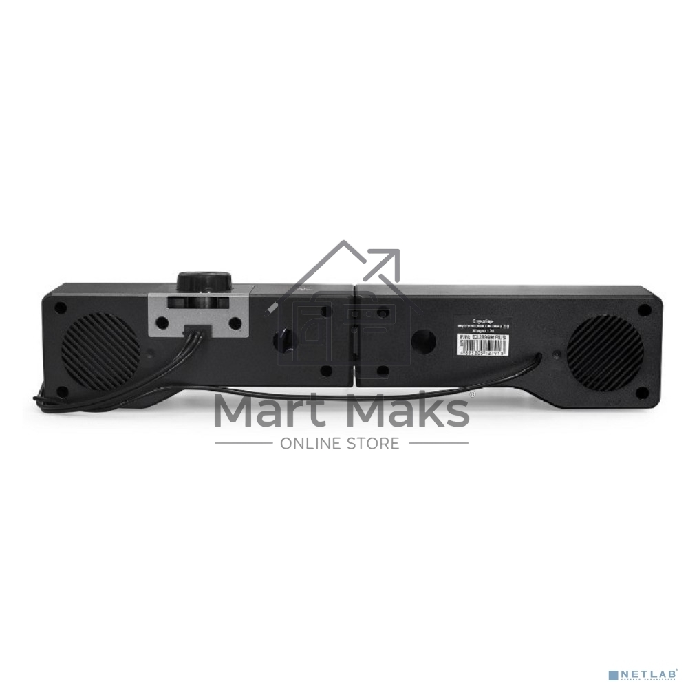 Саундбар-акустическая система 2.0 ExeGate Allegro 170 питание USB, Bluetooth, 2х3Вт (6Вт RMS), 60-20000Гц, черный, RGB подсветка
