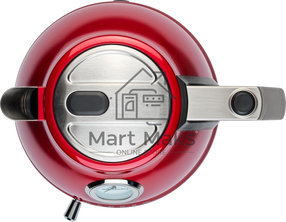 Чайник электрический KitchenAid 5KEK1522 1.5л. 2400Вт серебристый матовый/карамельное яблоко (корпус: алюминий)