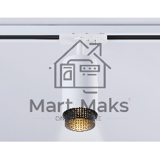 Трековый однофазный светильник Ambrella light GL5161 WH/BK белый/черный GU10 max 12W D60*190