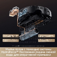 Робот-пылесос Trouver Z60 Ultra Roller черный, 6400 мAч Li-Ion, уборка сухая/влажная, пылесборник контейнер 0.21 л