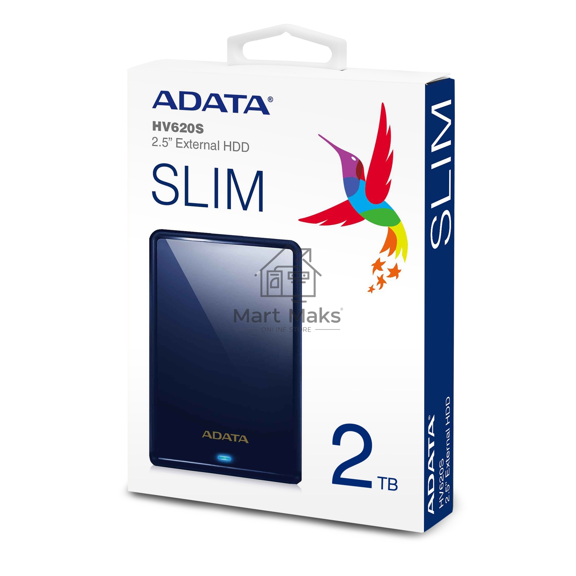 Внешний жесткий диск ADATA 2TB ADATA HV620S, 2,5