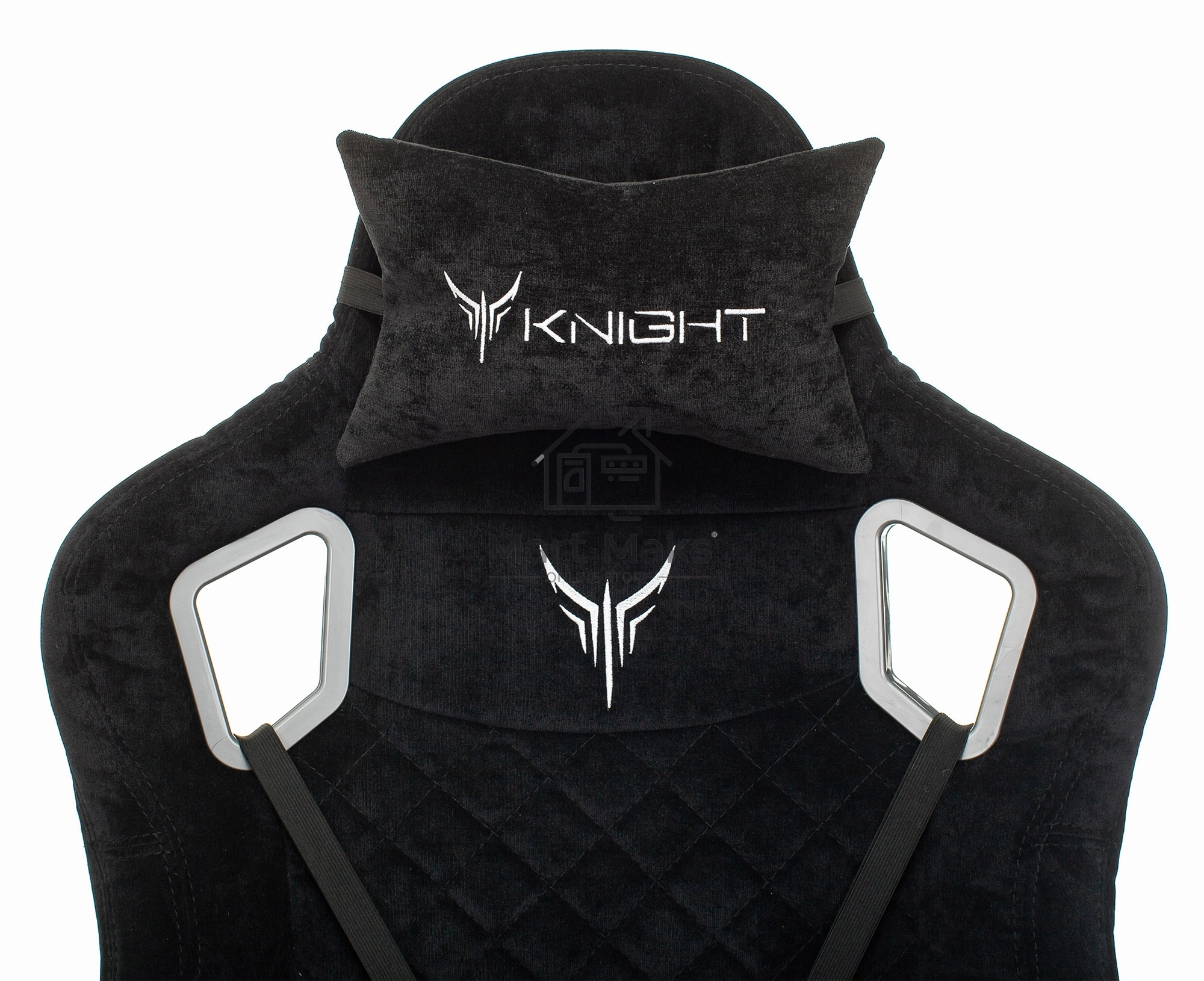 Кресло игровое Бюрократ Knight Outrider Light-20 черный с подголов. крестовина металл