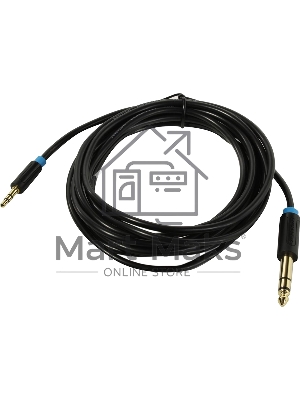 Кабель Vention аудио Jack 6,5 мм M/ 3,5 M - 3 м