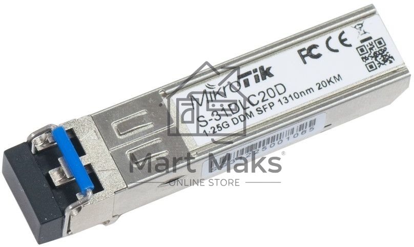 Трансивер Mikrotik S-31DLC20D SFP module 1.25G SM 20km 1310nm