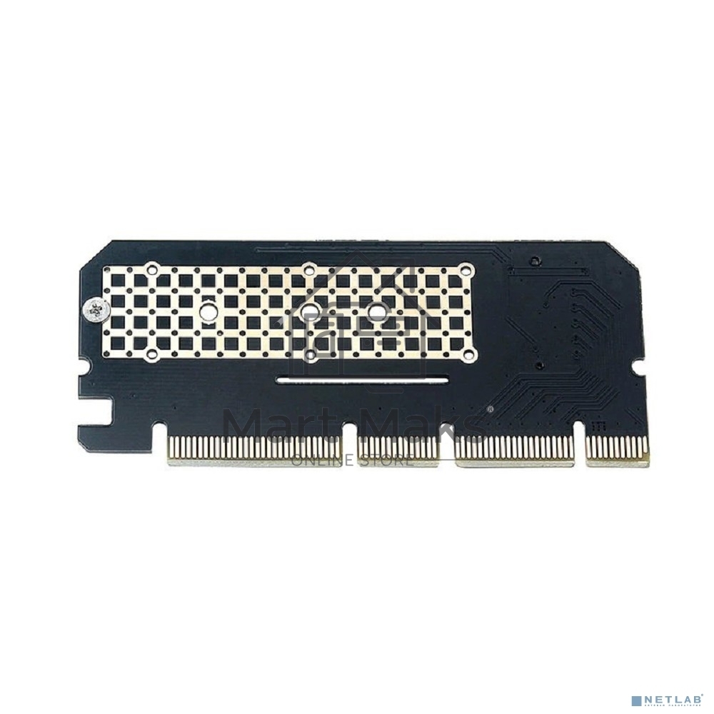 Переходник ORIENT C299E PCI-E 16x->M.2 M-key NVMe SSD, тип 2230/2242/2260/2280 (30899)