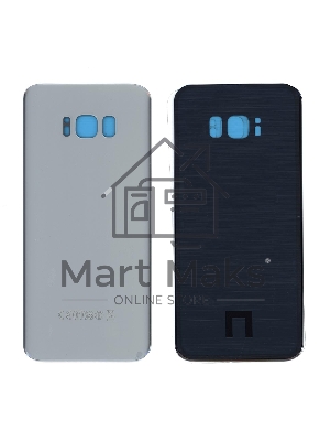 Задняя крышка для Samsung G955F Galaxy S8 Plus серебристая