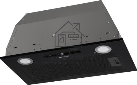 Вытяжка встраиваемая Weissgauff Box 1200 BL черный, 52 см, 900 куб. м/ч, 53 дБ
