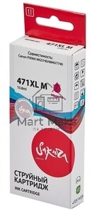 Картридж струйный Sakura 0348C001 (471XL M) для Canon, пурпурный, 10,8 мл., 650 к.