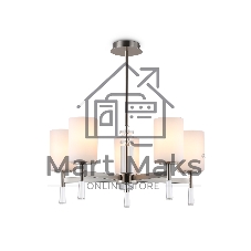 Люстра Ambrella light LH56251/5 SN/FR никель/белый матовый E27/5 max 60W D600*590