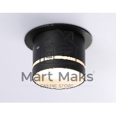 Светильник Ambrella light TA1432 SBK/FR черный песок/белый матовый GX53 D85*95