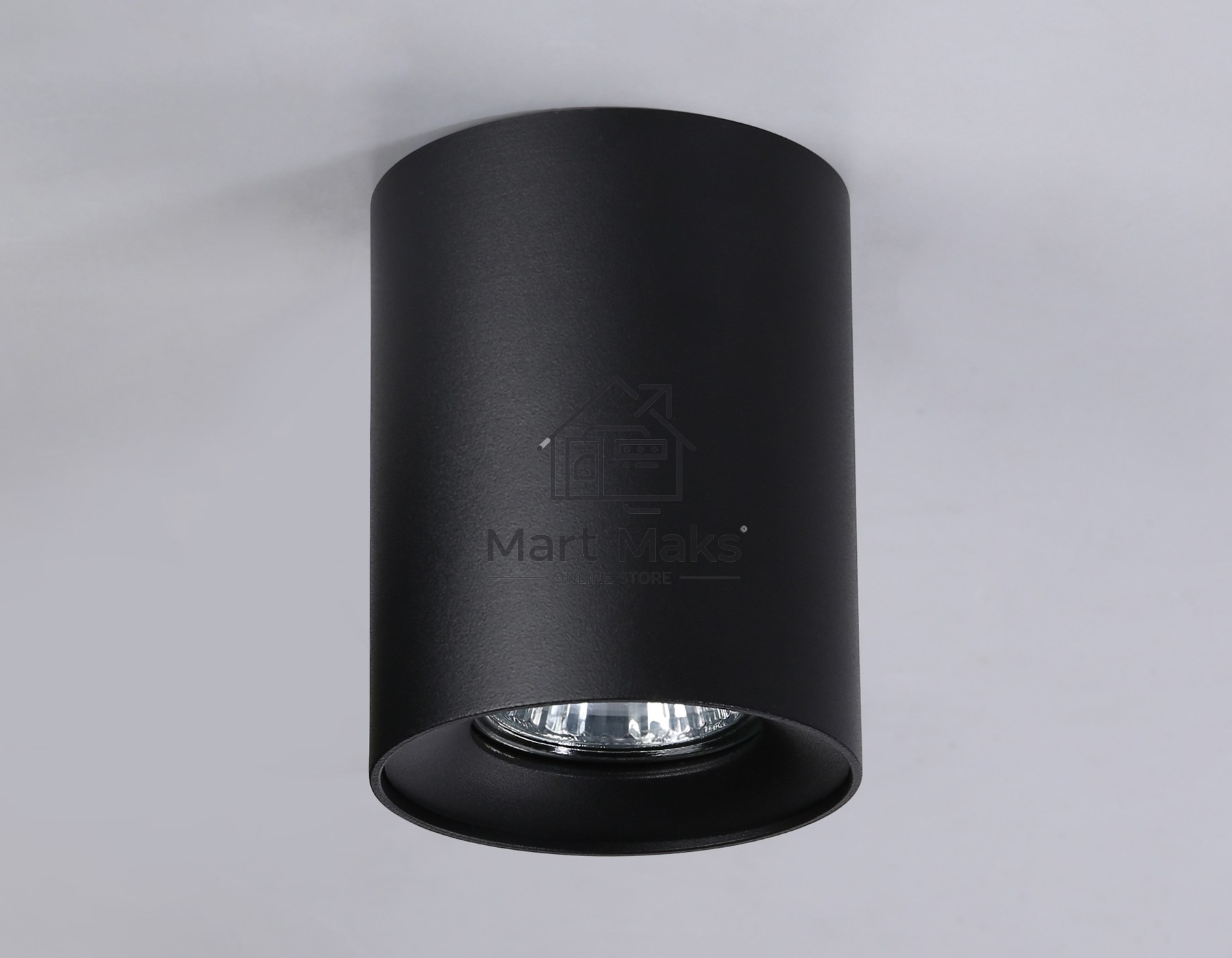 Светильник Ambrella light TN213137 BK черный GU10 max 12W D80*100