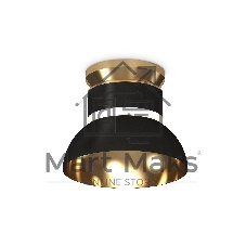 Светильник Ambrella Light XS8102061 SBK/PYG/CL черный песок/золото желтое полированное/прозрачный GX53 (N8909, C8102, N8145)