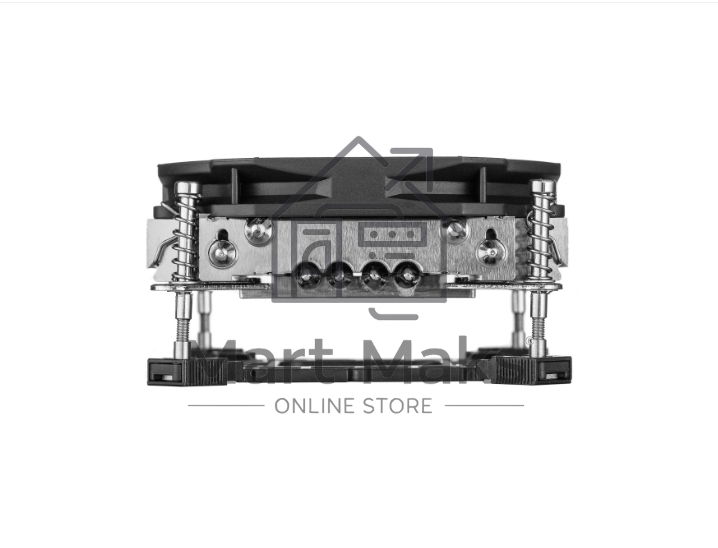 Кулер для процессора Foxline DB32i (125W, 4-pin PWM, 32mm, Al/Cu, 4x6mm, 1x90mm, 41.46CFM, 33dBA, 3400RPM, S: 1851/1700/1200/115X, Black)