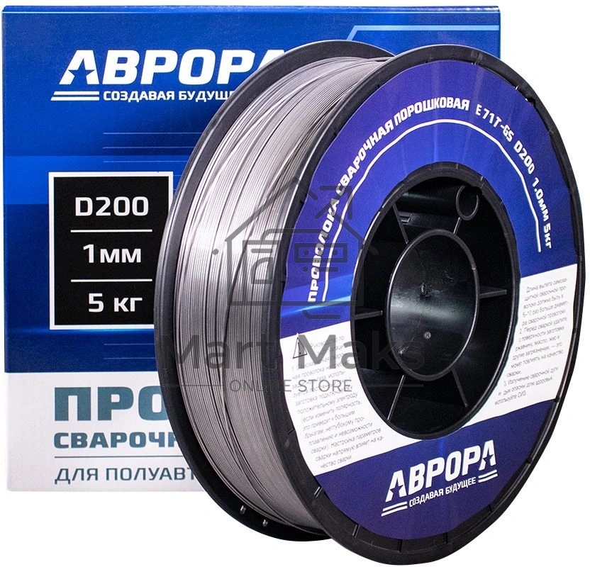 Проволока свар. Aurora E71T-GS D1мм 1000гр (39780)