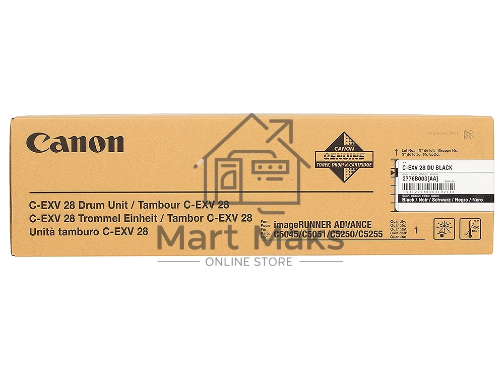 Фотобарабан Canon C-EXV28Bk для iR C5045/C5051/C5250/C5255 . черный. 44000 страниц.