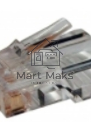 Коннектор RJ12 Lanmaster д/кабеля 6-ти контактный, 100 шт.