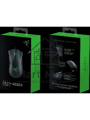 Мышь проводная Razer DeathAdder Essential черный, 6400 dpi, USB, кнопки - 5