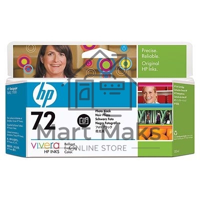Картридж струйный HP №72 C9370A черный для HP DJ T1100/T610 (130мл)
