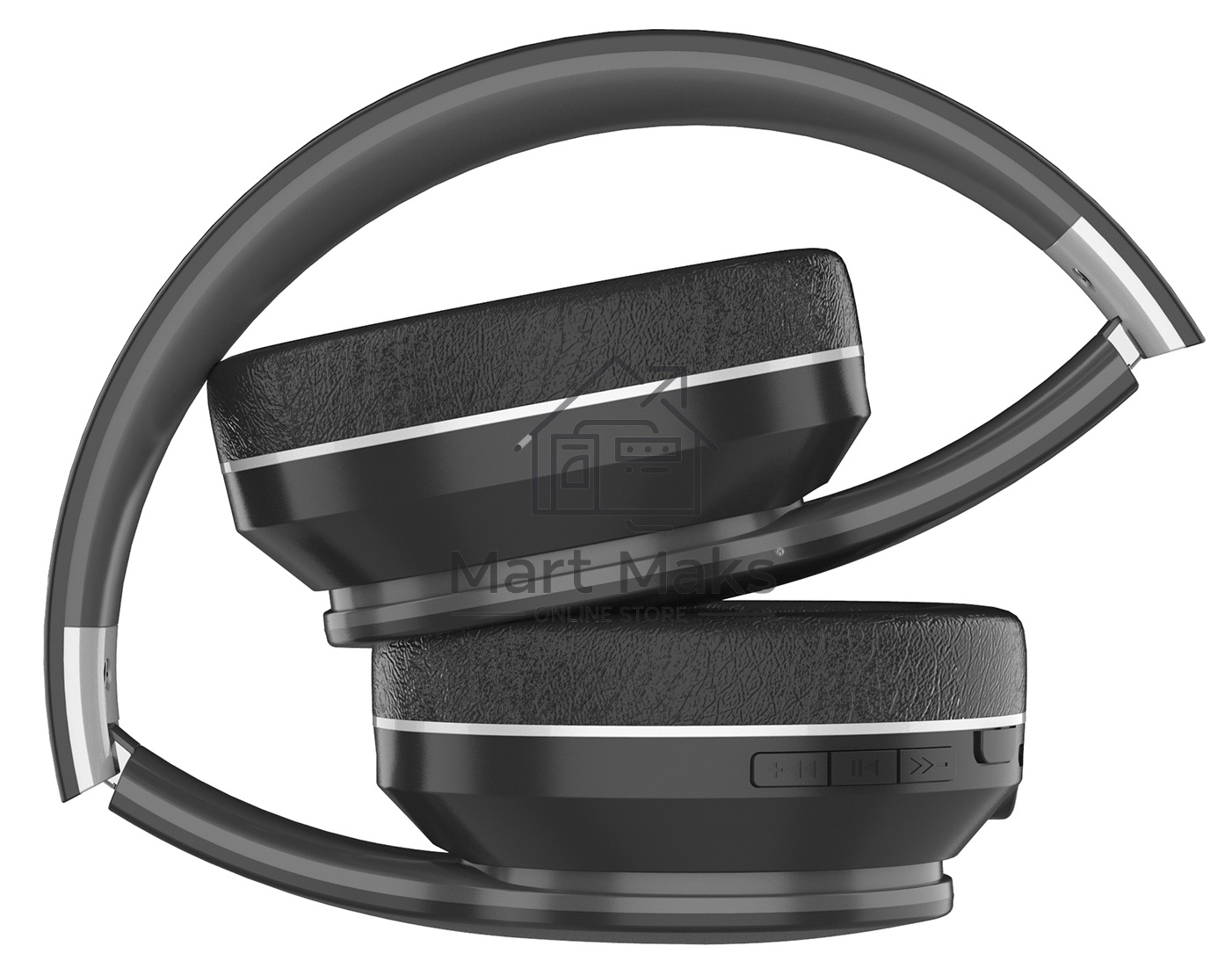 Гарнитура накладные Digma BT-19 ANC черный беспроводные bluetooth оголовье