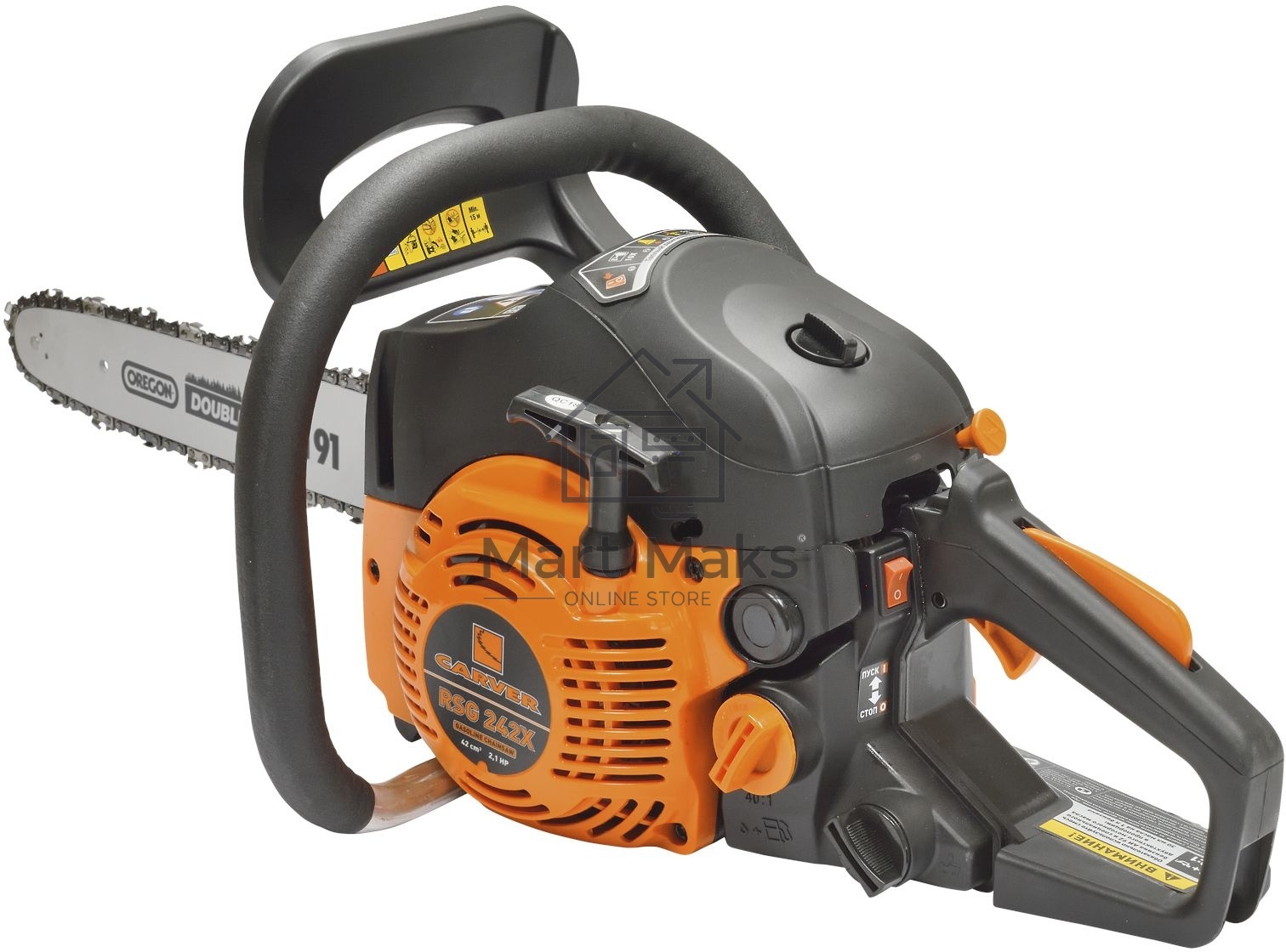 Бензопила Carver RSG 242Х 1600Вт 2.1л.с. дл.шины:16