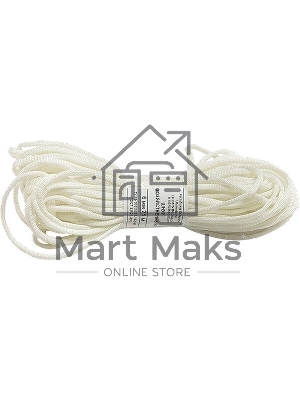 Шнур хозяйственный Сибртех 93819 D 6 мм, L 25 м, 140 кгс, полиэфирный Россия