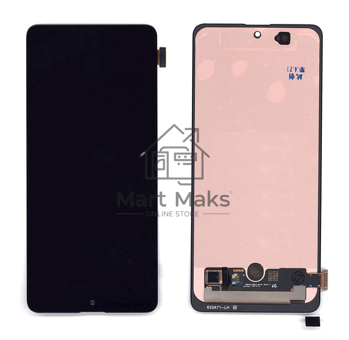 Дисплей для Samsung Galaxy A71 SM-A715F в сборе с тачскрином (OLED) черный