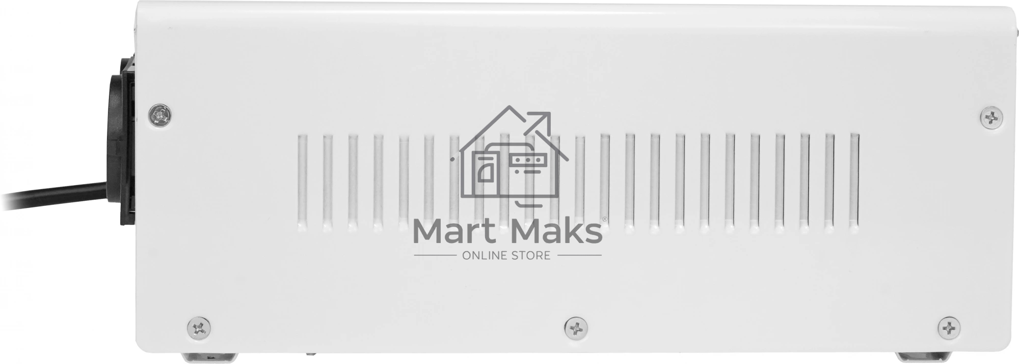 Настенный стабилизатор напряжения SMARTWATT AVR SLIM 1500RW (100W - 260W, 1500VA, 1.5 кВт, 50 Гц, розеток - 2, LED-диспл