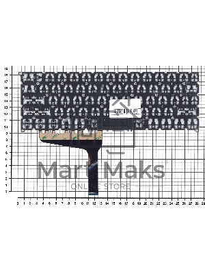 Клавиатура для ноутбука Acer Spin 7 SP714-51 черная с подсветкой