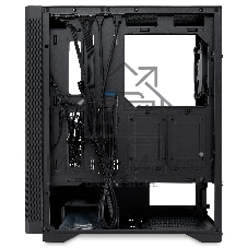 Компьютерный корпус HSPD M520, Mesh Mid Tower, черный, slide TG, 0.45 SPCC, 4x120мм ARGb ATX, mATX, mITX 160/330/184мм 2x2.5