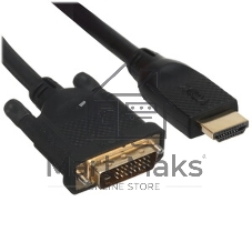 Кабель HDMI AM/DVI(24+1)M, 1.8м, CU, 1080P@60Hz, 2F, VCOM CG484GD-1.8M