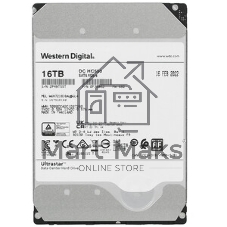Жесткий диск Western Digital Original SATA-III 16Tb 0F38462/0F38468 WUH721816ALE6L4 OEM Ultrastar DC HC550 (7200rpm) 512Mb 3.5