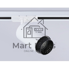 Трековый однофазный светильник Ambrella light GL5161 WH/BK белый/черный GU10 max 12W D60*190